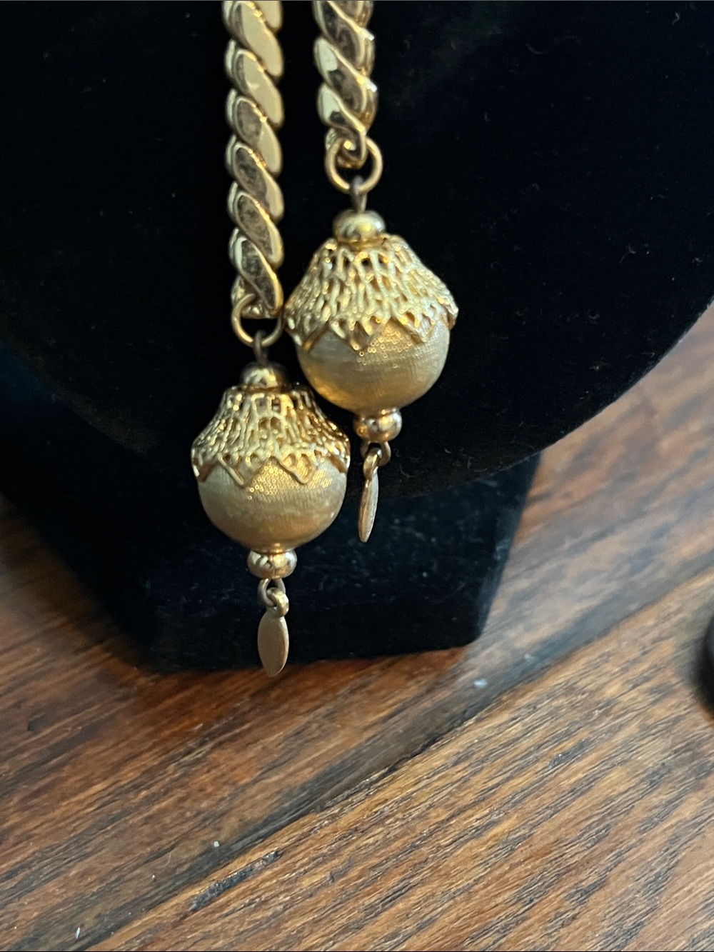 Monet Gold-Tone Lariat Necklace with Tassel Drops - Picture 3 of 14